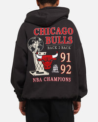 Mitchell & Ness Chicago Bulls National Champions Hoodie Faded Black