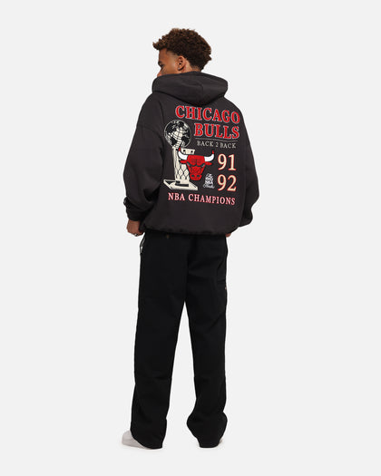 Mitchell & Ness Chicago Bulls National Champions Hoodie Faded Black