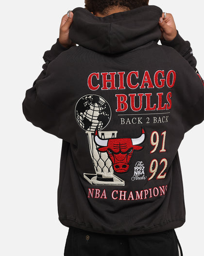 Mitchell & Ness Chicago Bulls National Champions Hoodie Faded Black