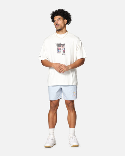 Mitchell & Ness Philadelphia 76ers Allen Iverson Pre & Post Game T-Shirt Vintage White