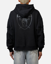 Mitchell & Ness Las Vegas Raiders Crossover Hoodie Black