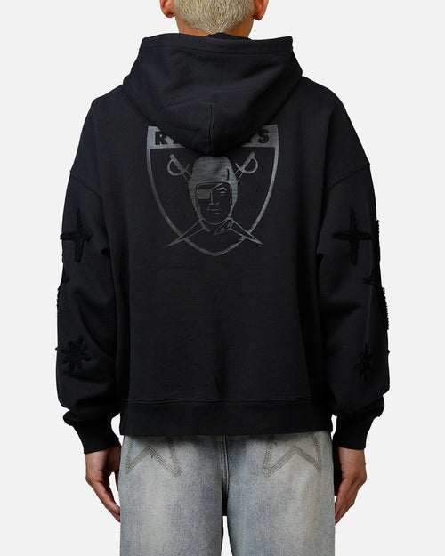 Mitchell & Ness Las Vegas Raiders Crossover Hoodie Black