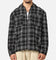 XXIII Boucle Tweed Zip Jacket Black/White