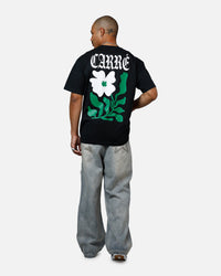 Carre Eternal Garden Heavyweight T-Shirt Black Acidwash
