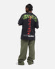 Loiter Project Dark Vintage T-Shirt Black Acidwash