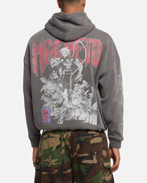 73Studio Marvel X-Men Magneto Premium Hoodie Washed Charcoal