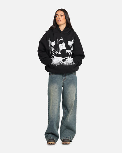 American Thrift X DC Batman The Animated Premium Hoodie Black