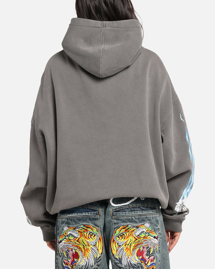 American Thrift X Lord Of The Rings Balrog Premium Hoodie Washed Charcoal