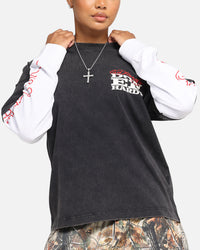 Ed Hardy Love Kills Layered Long Sleeve T-Shirt Black