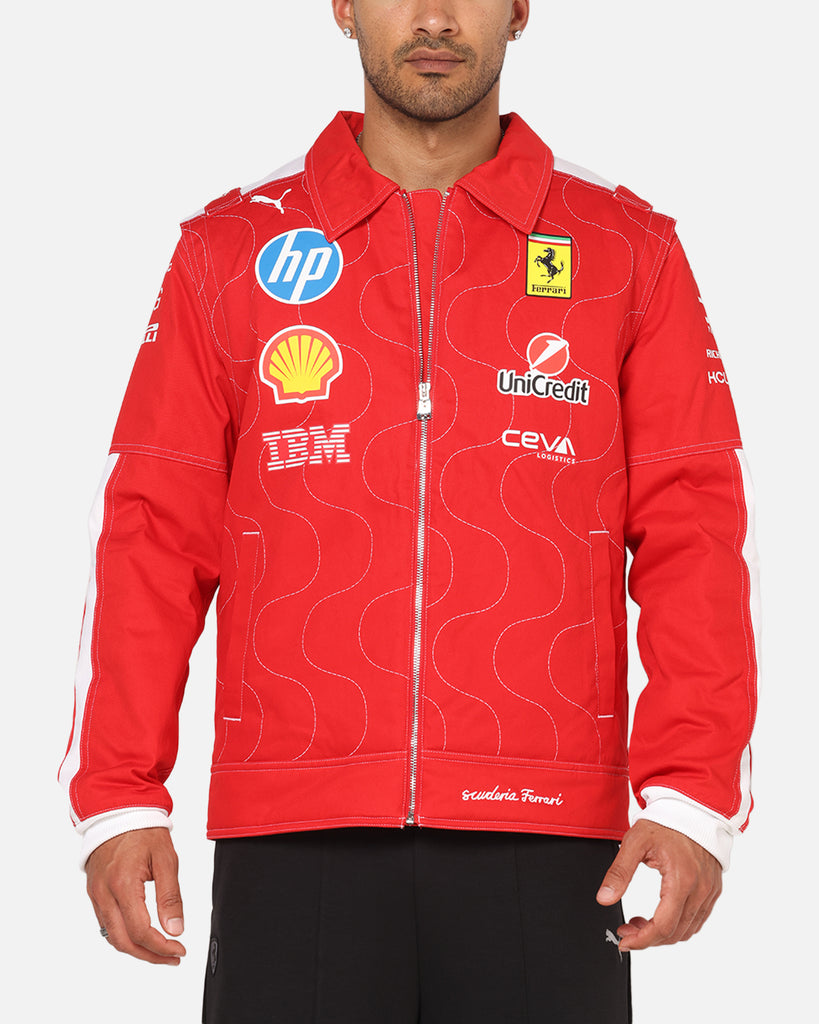 puma ferrari セットアップ us 赤 XS drip y2k Puma X Scuderia Ferrari Monza Racing Jacket Rosso Corsa | Culture