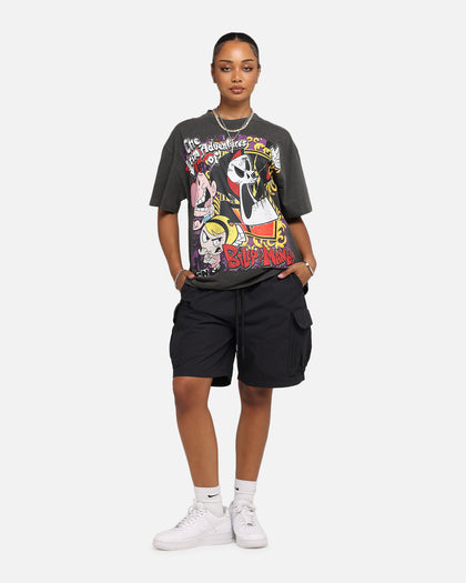 American Thrift X Cartoon Network Grim Adventures Heavy T-Shirt Black Wash