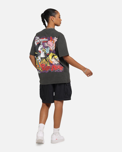 American Thrift X Cartoon Network Grim Adventures Heavy T-Shirt Black Wash