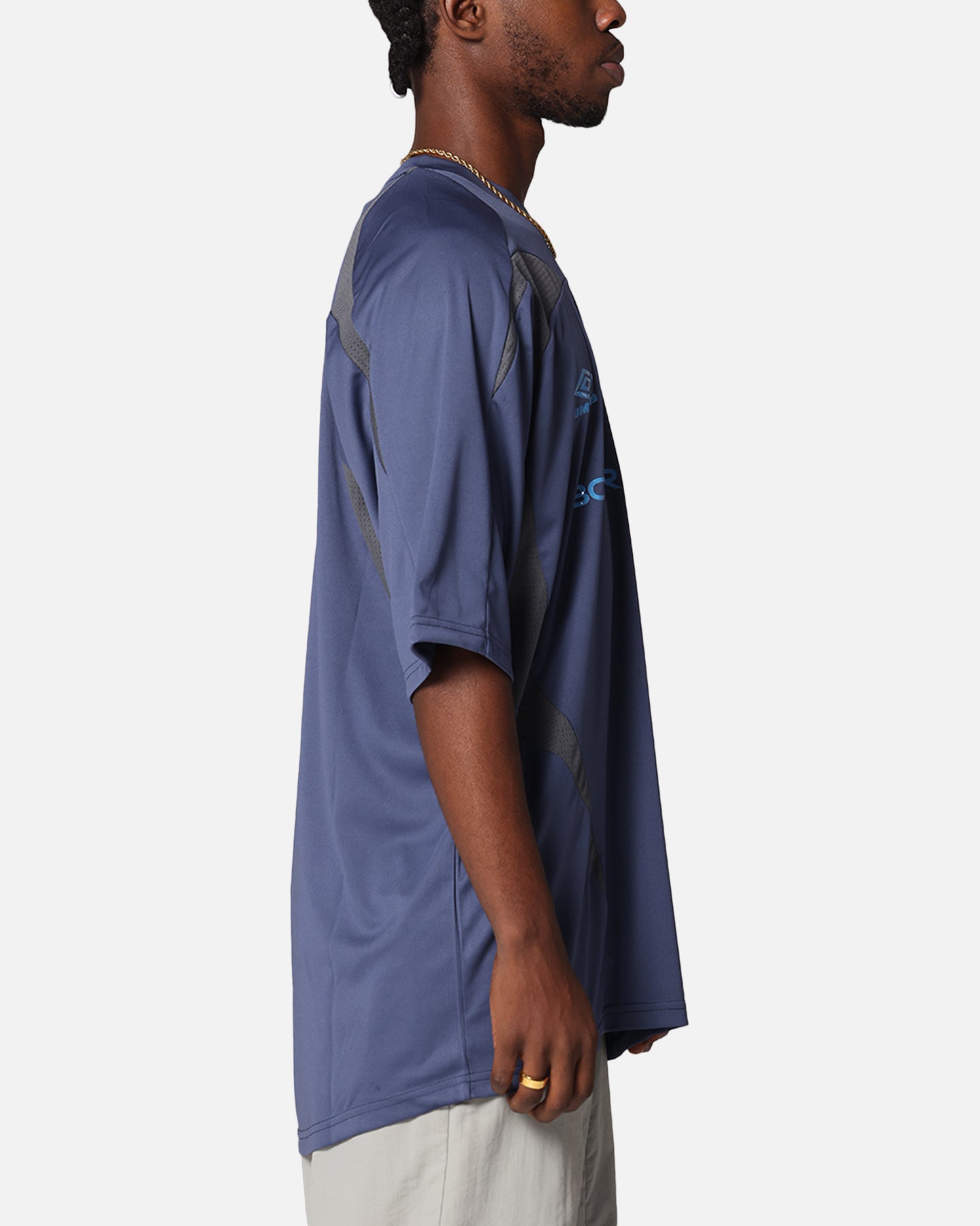 Boiler Room X Umbro Football Jersey T-Shirt Blue | Culture Kings NZ