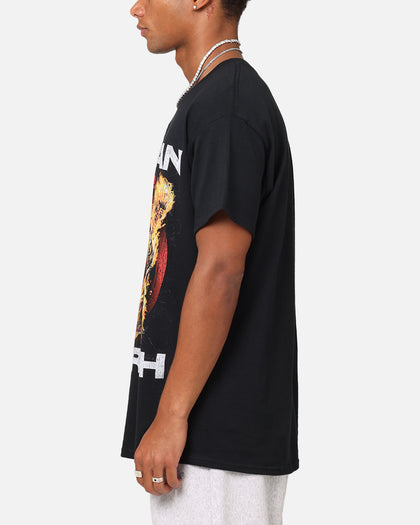 Goat Crew Marvel Fantastic Four Human Torch Fire T-Shirt Black