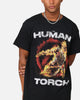 Goat Crew Marvel Fantastic Four Human Torch Fire T-Shirt Black