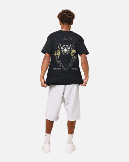 Goat Crew X Mortal Kombat Scorpion Fire T-Shirt Black
