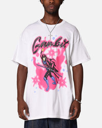 Goat Crew Marvel X-Men Gambit Airbrush T-Shirt White