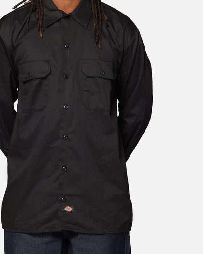 Dickies Long Sleeve Work Shirt Black