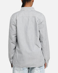 Fred Perry Stripe Oxford Shirt Blue