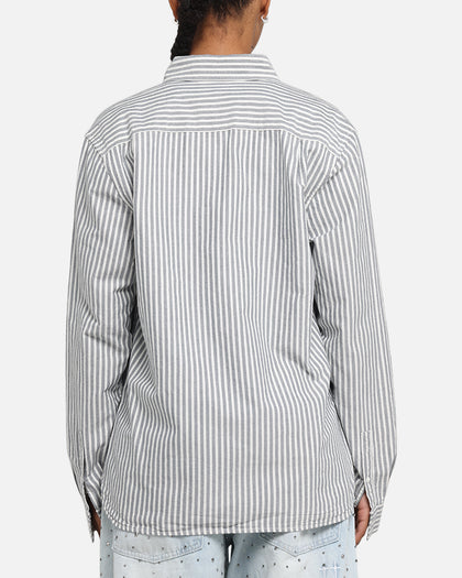 Fred Perry Stripe Oxford Shirt Blue