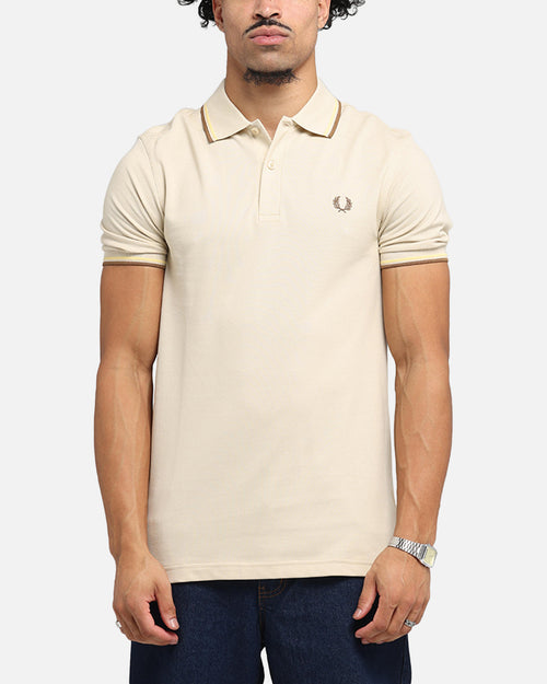 Fred Perry Twin Tipped Polo Shirt Oat