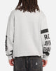 Mitchell & Ness Las Vegas Raiders Letterform Crewneck Grey Marle/Official Team Color