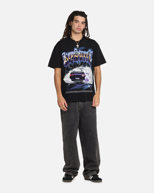 Key Street Burnout T-Shirt Black