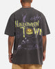 Goat Crew Disney Kingdom Hearts Halloween Town Heavy T-Shirt Black Wash