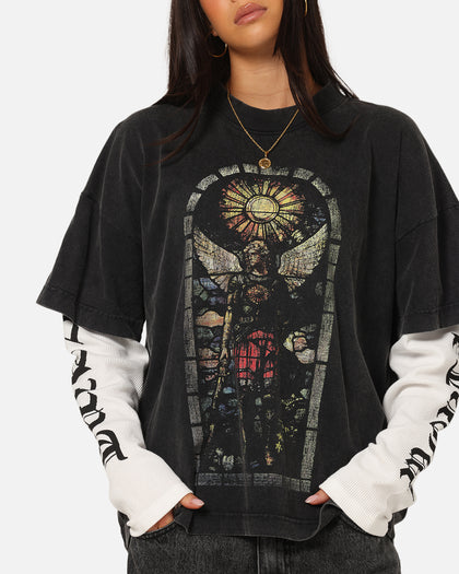 Saint Morta Kingdomcome Long Sleeve T-Shirt Vintage Black