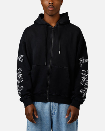 Avirex Goth Zip Hoodie Black