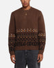S Double Knitted Sweater Chocolate