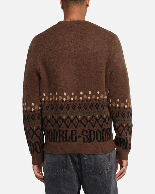 S Double Knitted Sweater Chocolate