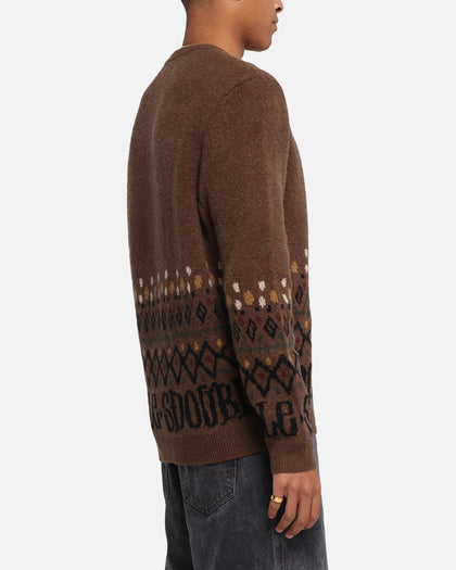 S Double Knitted Sweater Chocolate