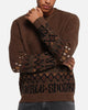 S Double Knitted Sweater Chocolate