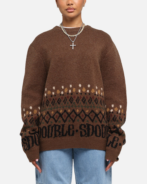 S Double Knitted Sweater Chocolate