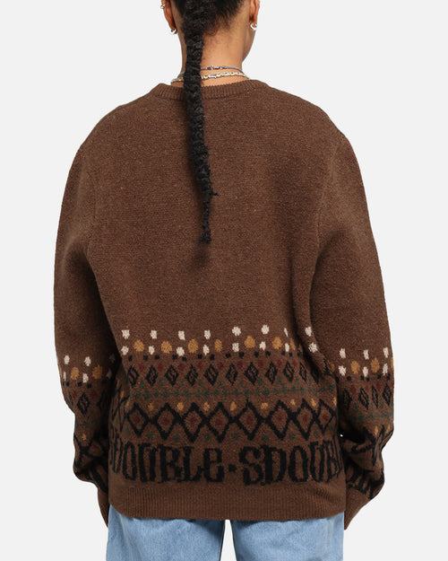 S Double Knitted Sweater Chocolate