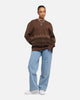 S Double Knitted Sweater Chocolate