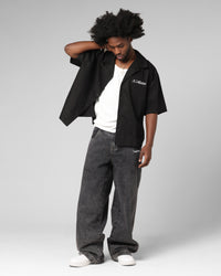 Loiter Daytona Button Up Shirt Black