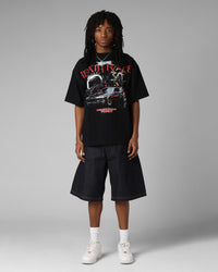 Loiter Death Race Vintage T-Shirt Black