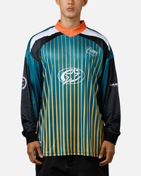 Carre All Star Football Long Sleeve T-Shirt Multi/Green