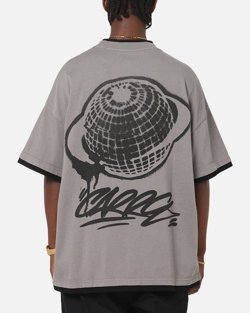 Carre Worldwide Layered T-Shirt Grey/Black