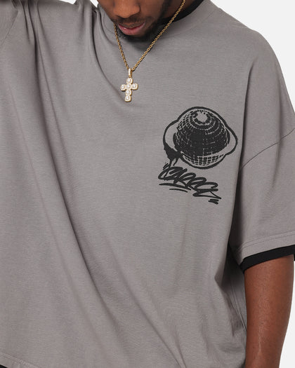 Carre Worldwide Layered T-Shirt Grey/Black