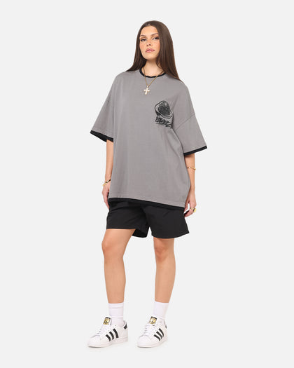Carre Worldwide Layered T-Shirt Grey/Black