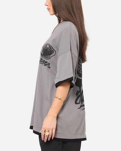Carre Worldwide Layered T-Shirt Grey/Black