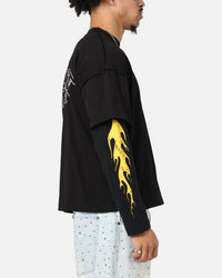 Saint Morta La Flame Long Sleeve T-Shirt Black