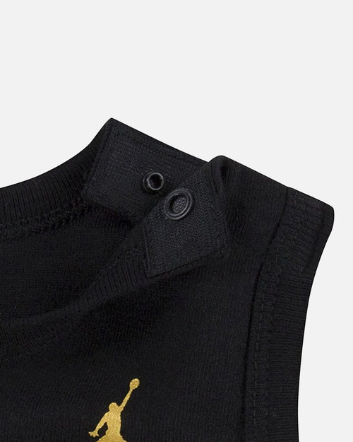 Jordan Infant Basketball 23 Jersey 3 Piece Set Black/Gold