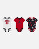Jordan Infant Jumpamn 23 Jersey Bodysuit Set 3 Pack Black