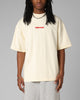 Loiter Script Boxy T-Shirt Off White