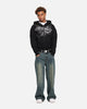 Ed Hardy Eagle Rhinestone Zip Hoodie Black