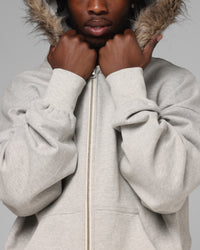Loiter Purity Zip Hoodie Grey